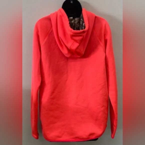 Under Armour Women's UA Neon Pink Camo Hoodie Sweatershirt Size L - Picture 6 of 7
